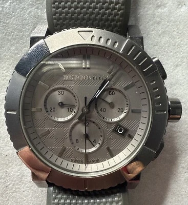 博柏利男士特大号计时腕表 — 第 1/4 张图片