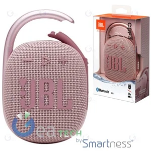 JBL CLIP 4 ENCEINTE BLUETOOTH PORTABLE IMPERMÉABLE ET ANTIPOUSSIÈRE IP67 ROSE - Picture 1 of 3