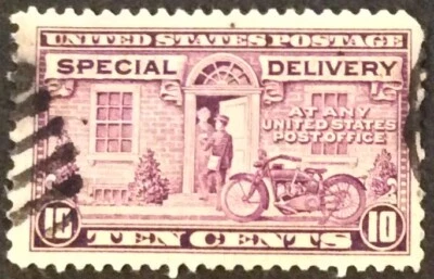 1927 Special Delivery single, Scott #E15, Used, F-VF - Image 1 of 2