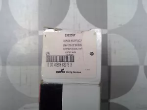 Cooper 5362CGY 20A 125V 2P 3W Ricevitore duplex, grigio **spedizione gratuita** - Foto 1 di 4
