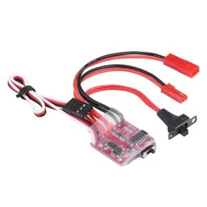 Accessorio modellino veicolo 30A ESC spazzolato interruttore verricello controller per 1/10 RC WP - Foto 1 di 7