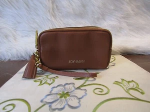 JOY & IMAN Luxurious Leather Wallet with RFID-Blocking Technology-Brown - Picture 1 of 10