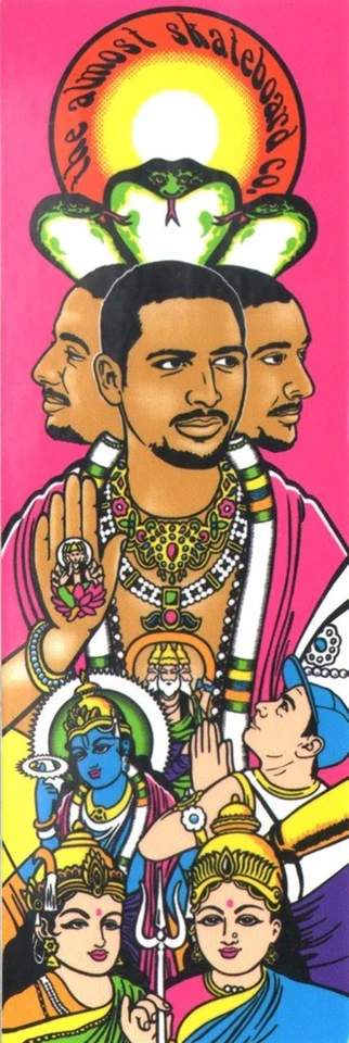 Almost Skateboards Youness Enlightenment Sticker - Image 1 of 1