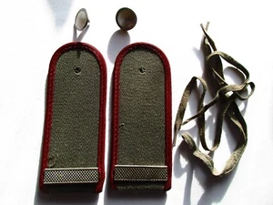 NVA 1 paar Schulterstücke Gefreiter MfS Metallbalken - Picture 1 of 2