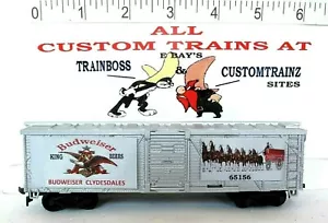 HO CUSTOM BESCHRIFTETES BUDWEISER BIER SAMMLERSTÜCK GÜTERWAGEN KÜHLWAGEN KONVOLUT E - Bild 1 von 12
