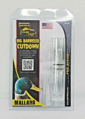 NIP Haydels Game Calls Big Barreled Cutdown Mallard Duck Call BC-10 MADE IN USA - Image 1 of 4