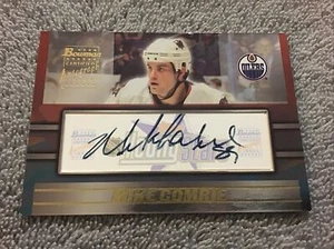 2001-02 Bowman Mike Comrie Young Stars Lámina Autógrafo #/50 Edmonton Oilers - Imagen 1 de 5