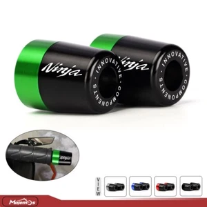 Handle Bar Ends Grips Plugs Caps For KAWASAKI Ninja ZX6R ZX4R ZX10R ZX10RR ZX14R - Picture 1 of 29