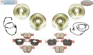 LAND ROVER DISCOVERY SPORT 15-18 - VORNE + HINTEN GEBOHRT + GERILLTE SCHEIBEN + PADS KIT - Bild 1 von 3