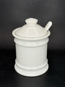 Vintage Mustard Condiment Jar Pot White ROWOCO Japan Small - Picture 1 of 18