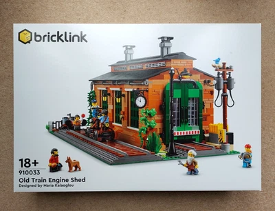 Lego 910033 Old Train Engine Shed Bricklink Designer Program Series 1 Box Set - Image 1 of 4