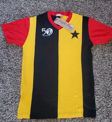 Camiseta Y2K NOS Triple Five Soul Ghana 555 Soul Pequeña/Mediana Foto 1 de 4