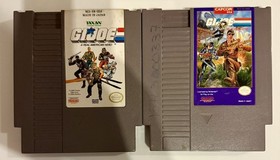 G.I. Joe 1 and 2 for NES - A Real American Hero & Atlantis Factor **RARE**
