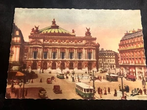 Postal Plaza de la Ópera de París, Francia CAP 554 - Imagen 1 de 9