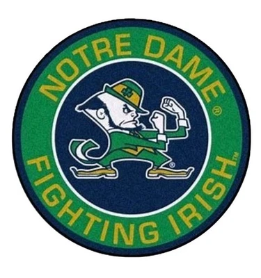 Imán de coche universitario de Notre Dame NCAA fútbol troquelado laminado Foto 1 de 2