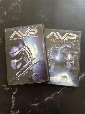 AVP: Alien vs Predator (1) / Requiem (2) (DVD 2-Film/Case) Sci-Fi Gore - Image 1 of 4