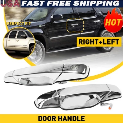 Exterior Door Handle Front Right For Passenger 2007-13 Avalanche Left Chevrolet - Image 1 of 4