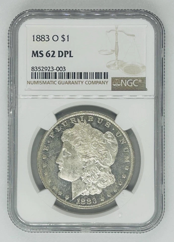 1883-O Morgan Silver $1 Dollar Coin NGC MS 62 DMPL - Image 1 of 2