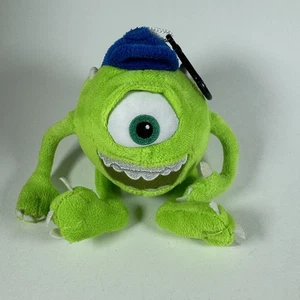 Disney Pixar Monsters University Plush 7" Mike Wazowski Green Coin Purse Hangs - Picture 1 of 12