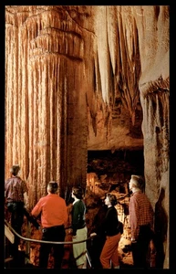 Postcard Frozen Niagara in Mammoth Cave, KY - Picture 1 of 2