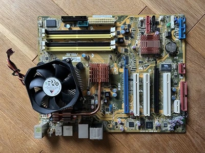 🔥🔥 Placa madre ASUS P5K Rev:1.02G LGA775 Intel P35/ICH9 DDR2 + CPU + disipador de calor/ventilador - Imagen 1 de 4