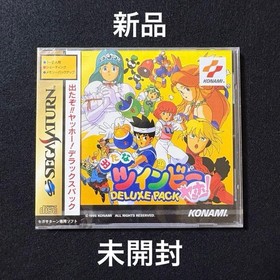 Detana TwinBee Yahhoo Deluxe Pack Saturn NTSC-J CIB Japan Import Retro