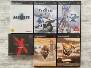 SONY PS 1 2 Xenogears & Xenosaga Episode ⅠⅡ Ⅲ & Evergrace 1 2 set from Japan - Picture 1 of 20