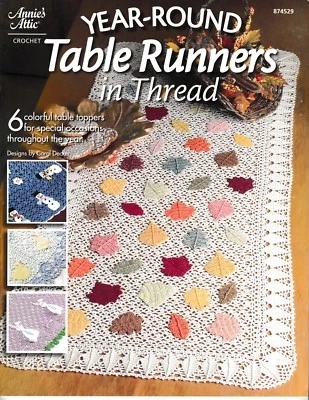 Year-Round Table Runners in Thread | Annie's Attic 874529 NEW! - Image 1 of 3