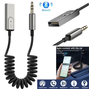AICase Wireless Bluetooth Receiver Car Adapter 3.5mm AUX Audio Stereo Music Home - Picture 1 of 13