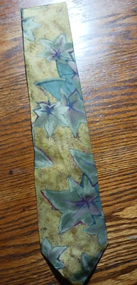 Corbata para hombre Wembley 100 % seda 59" azul EE. UU., verde, dorado, granate, muy bonita Foto 1 de 4