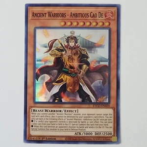 Ancient Warriors - Ambitious Cao De - ETCO-EN020 - NM - Super Rare - 1st ed - Picture 1 of 2