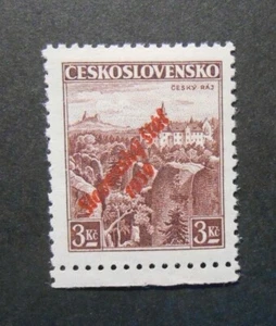 DEUTSCHLAND REICH 1939 SLOWAKEI Germany Fr. Tschechoslowakei SVR 3k braun MH* - Bild 1 von 1