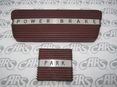 Pastillas de freno y estacionamiento Buick LeSabre Wildcat Riviera Electra 1961-1964 - rojo Foto 1 de 4