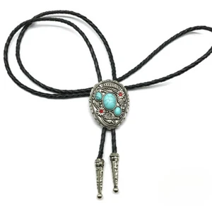 Corbatas estilo vintage florales bolo para hombres y mujeres Western vaquero rodeo ropa informal - Imagen 1 de 10