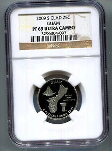 2009-S Guam Quarter *NGC* PF69 Ultra Cameo - Picture 1 of 1