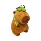 Capybara plush animal teddy with turtle bagpack soft toy 23cm