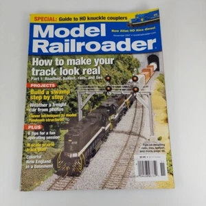Model Railroader Magazine Nov 2007 Vol 74 No 11 Realistic Track, Weathering - Picture 1 of 12