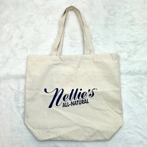 Nelle s All-Natural 12  Cotton Tote Shopping Bag Off White - Picture 1 of 8