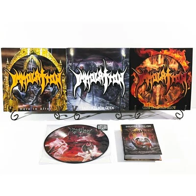 IMMOLATION First 4 Full Length LPs 1991-2000 + Hardcover Book Picture Disc Vinyl - Image 1 of 4
