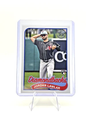 Jordan Lawlar RC - 2024 Topps Update 1989 Topps 35th Anniversary #89US-40 Dbacks - Image 1 of 4