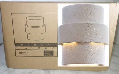 MINKA-LAVERY Minka Lavery 9836 Ceramic Dark Sky Outdoor Wall Sconce Light Great Outdoor White