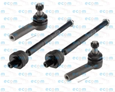 2 Inner 2 Outer Tie Rods Rack Ends For 08-10 Jeep Commander Limited Sport Axial - Image 1 of 4