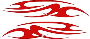 Tribal Decals Racing Flames Vinyl Car Truck Kart Boat Graphics Stickers 50" - Picture 1 of 1