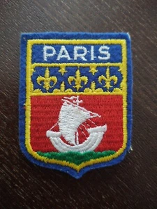 Parche bordado escudo de armas Paris - Imagen 1 de 2