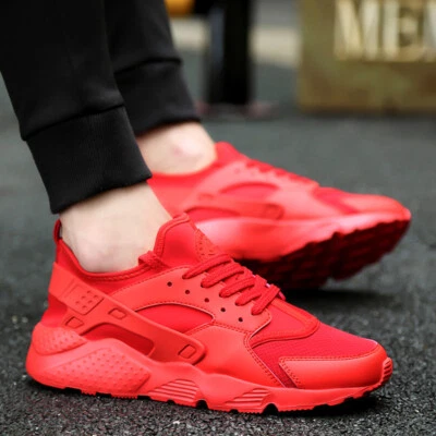 Air Huaraches Men Comfortable City Running Trainers Sneakers Triple Shoes - Image 1 of 4