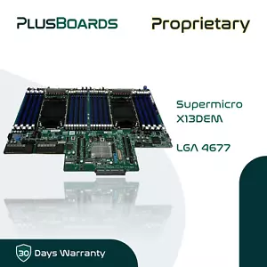 NEW Supermicro X13DEM Dual LGA 4677 Proprietary Motherboard 5th 4th Gen Intel - Picture 1 of 14