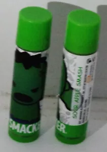2 LIP SMACKERS Lip Balms SOUR APPLE SMASH Vintage Sealed - Picture 1 of 1