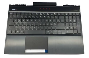 Nouveau HP OMEN 15-DC 15T-DC Noir Palmrest Clavier Keyboard French L32775-051 - Zdjęcie 1 z 2