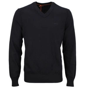 BOSS Herren Strickpullover Asac V schwarz 50508757 001 black - Picture 1 of 4
