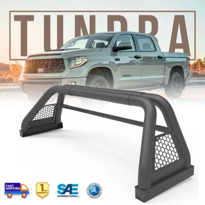 Adjustable Roll Sport Bar Chase Rack Bed Bar Full Size For 00-21 Toyota Tundra Foto 1 de 4